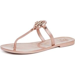 ***SOLD***Tory Burch Mini Miller Sandals Rose Gold